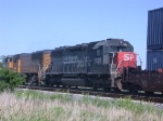 SP 8578  3May2008  EB as the second unit with UP 4444  